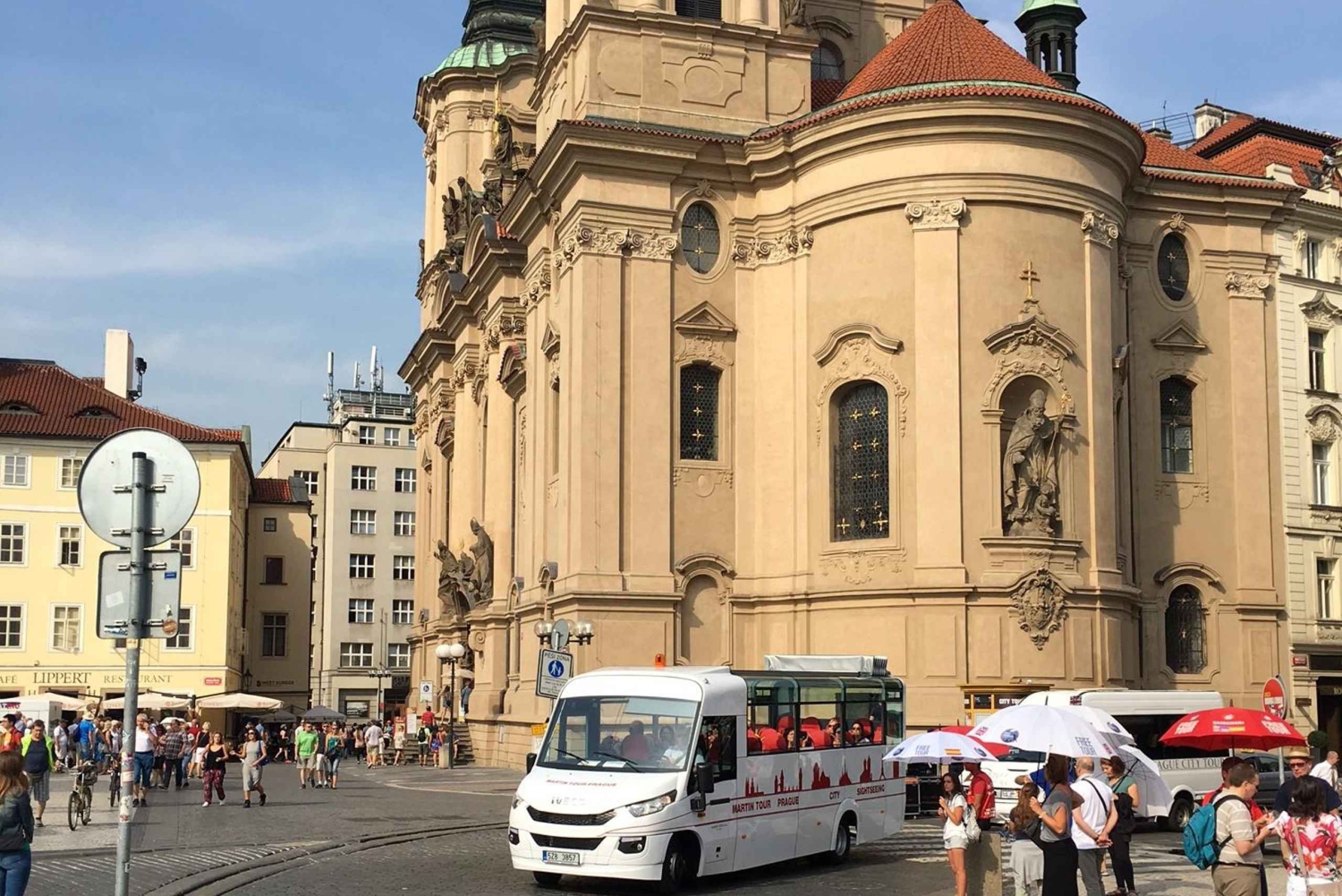 Tour d'orientamento di 1 ora in autobus e storia dei musei di Praga