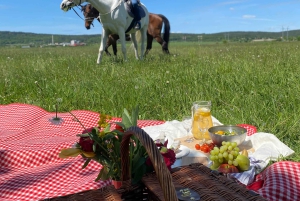 Ausritt zu Pferd in der Nähe von Prag