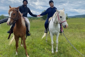 Ausritt zu Pferd in der Nähe von Prag