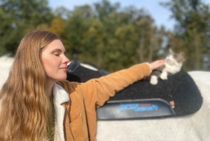 Ausritt zu Pferd in der Nähe von Prag