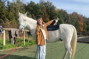 Ausritt zu Pferd in der Nähe von Prag