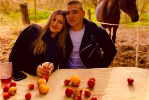 Ausritt zu Pferd in der Nähe von Prag