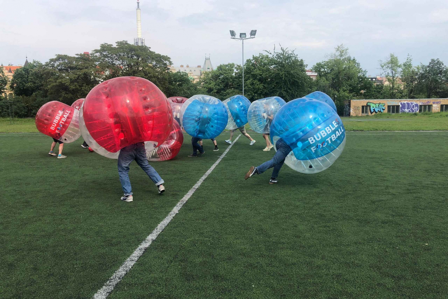 Praga: Calcio a bolle - Zorb Football in centrum