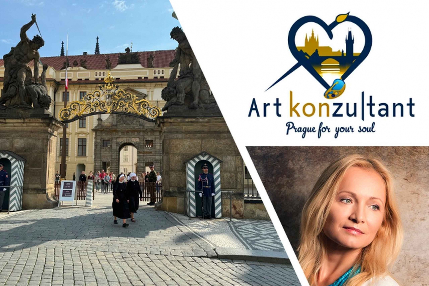 Zwiedzanie wnętrz Zamku Praskiego i ceremonii strażników