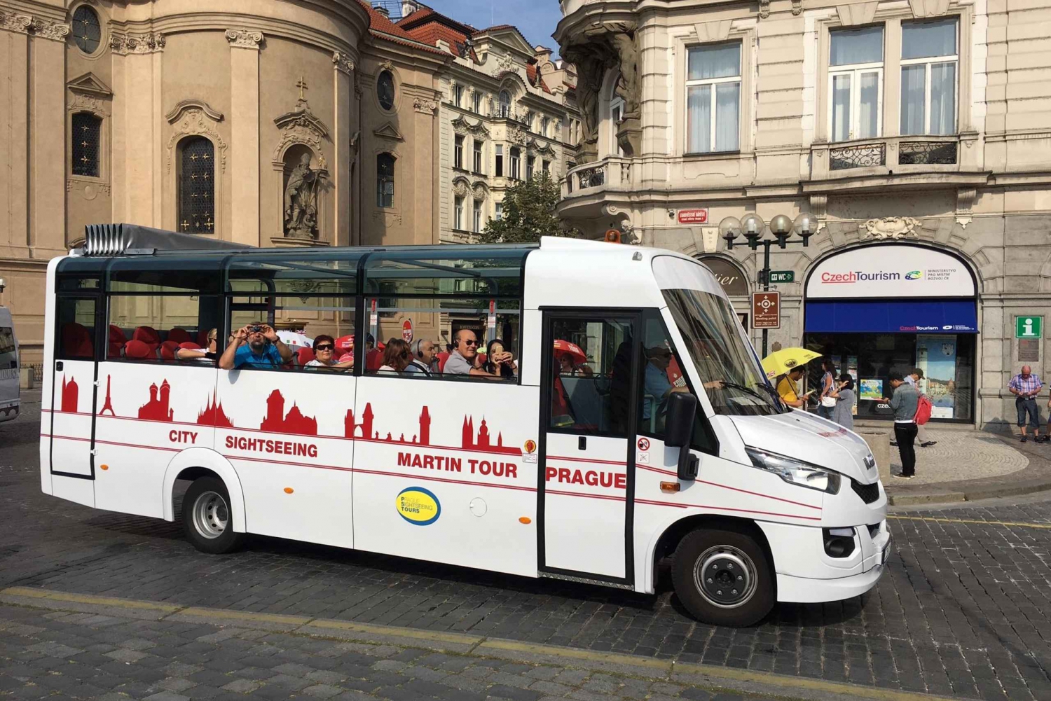 Prag Stadt: 1-stündige Orientierungs-Tour mit dem Bus