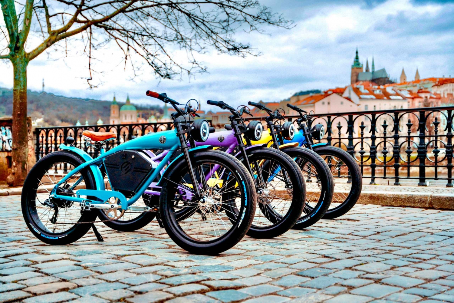 Prague : visite en vélo électrique de 10 lieux d'intérêt et points de vue incontournables