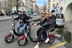 Praga: Tour guidato in e-scooter con pneumatici grassi