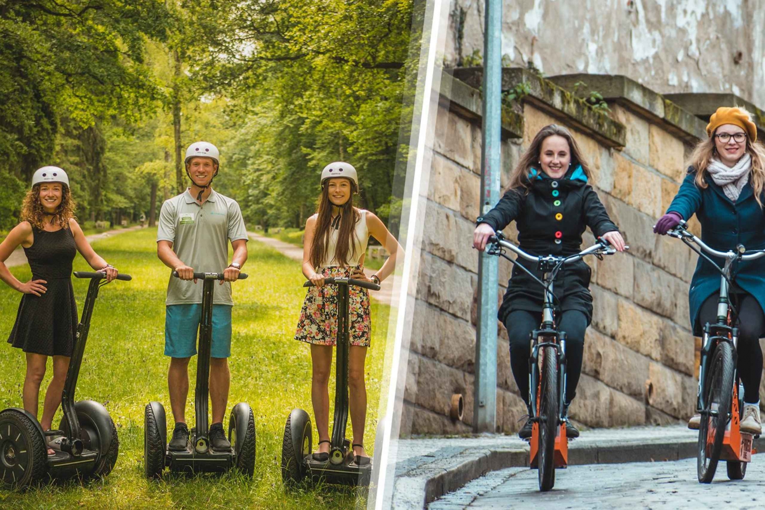 Praga: passeio combinado de Segway e trotinete elétrica pelos destaques da cidade