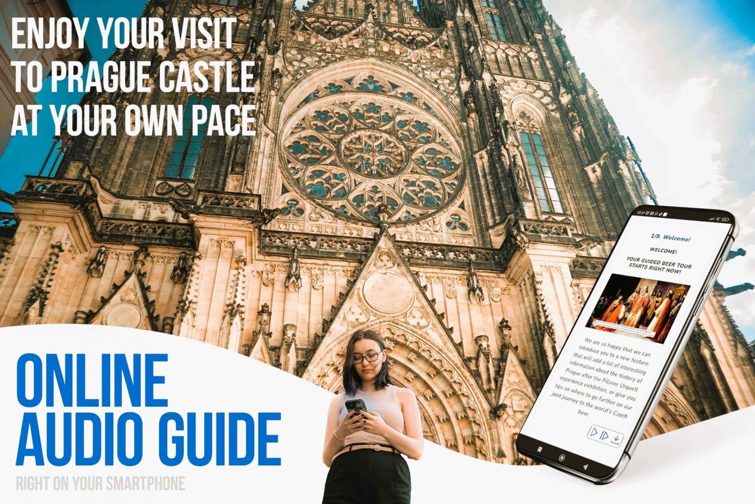 Prag: Prag Slotskomplekset Smartphone Audio Guide