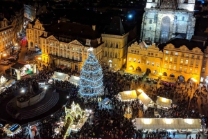 Praga: visita privada aos mercados de Natal e pontos turísticos