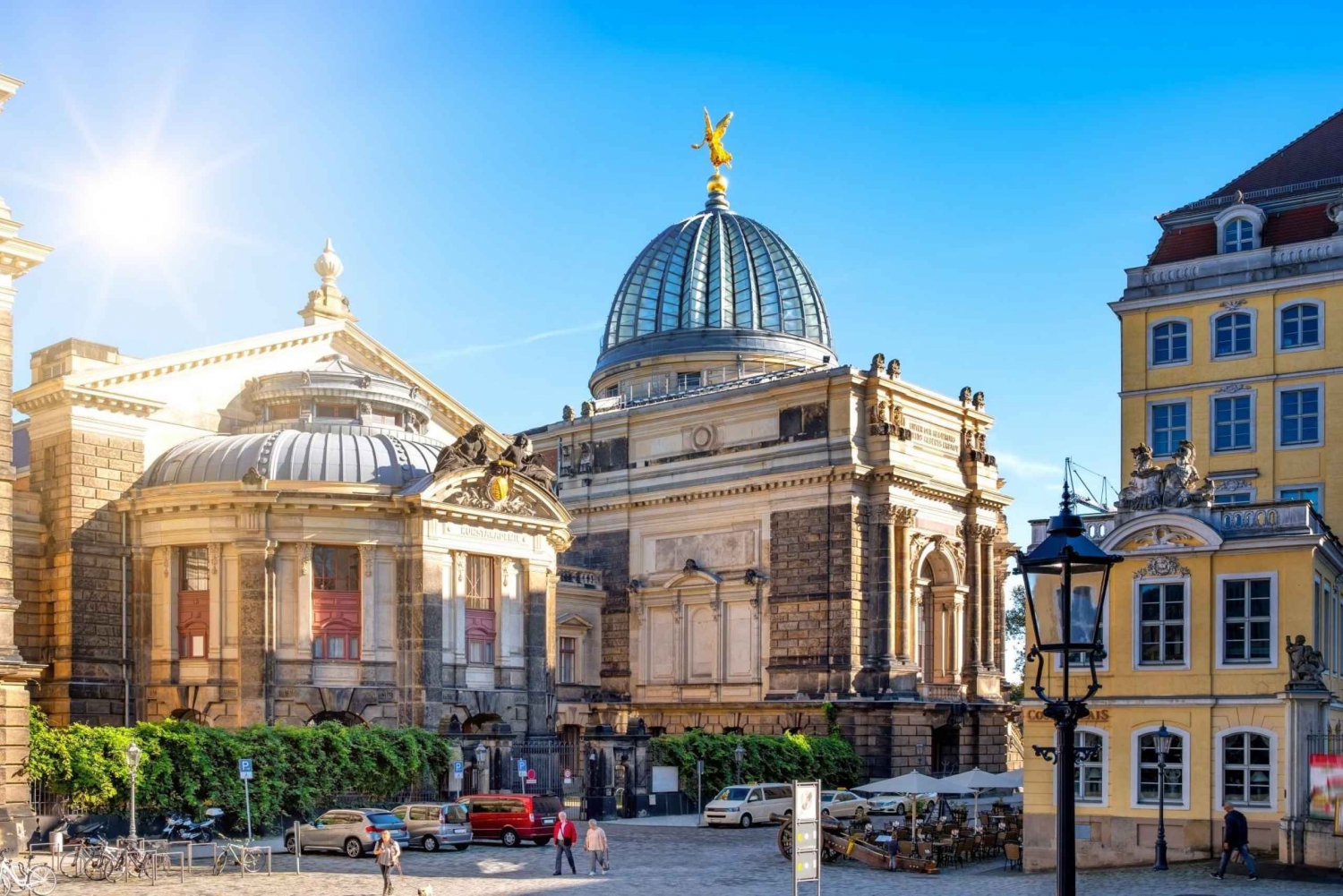 Samochodem z Pragi do Starego Miasta w Dreźnie, Zwinger i Frauenkirche