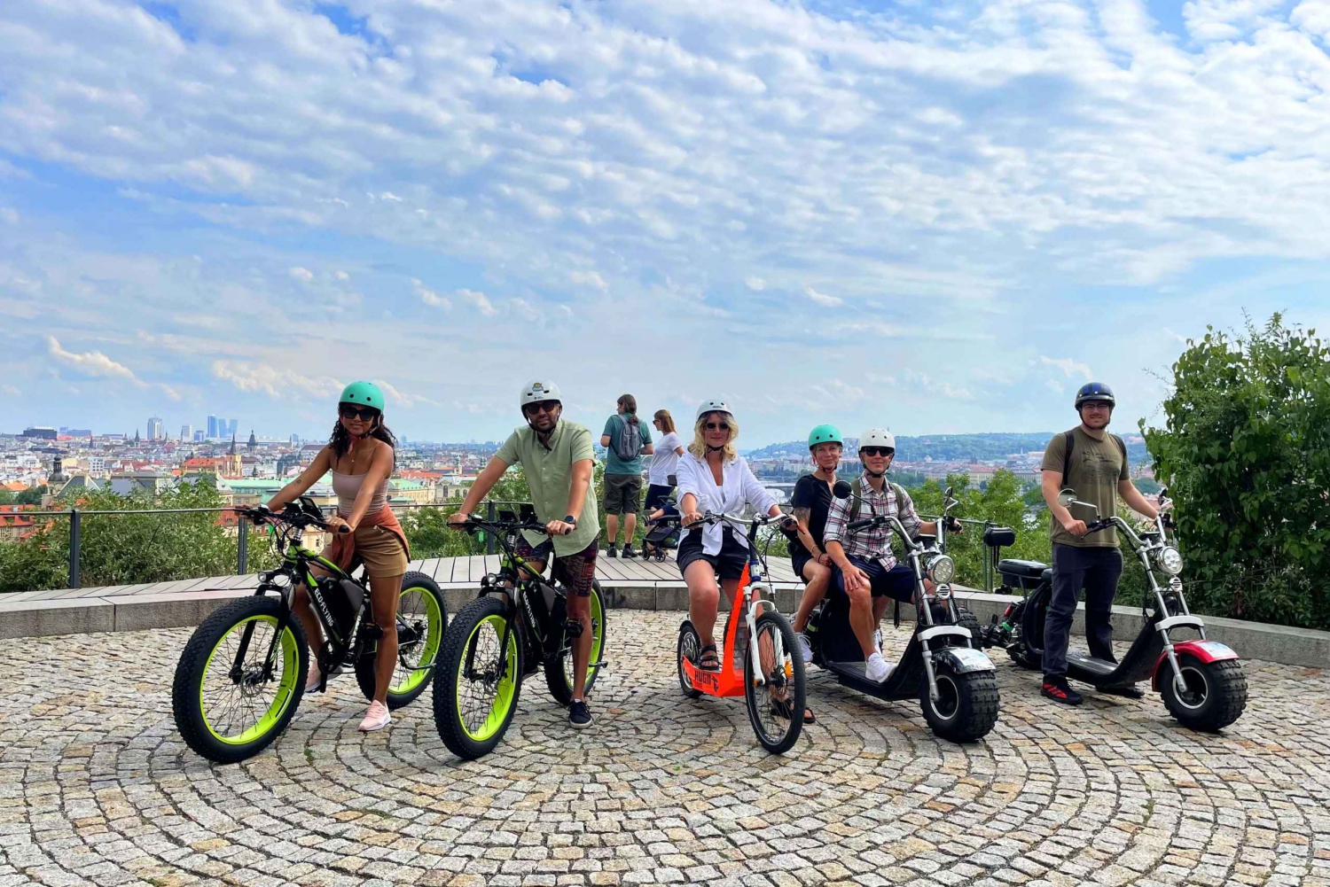 Prague: City Viewpoints Tour by Electric Fat Bike