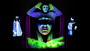 Prague: Underground Black Light Theatre Interactive Show