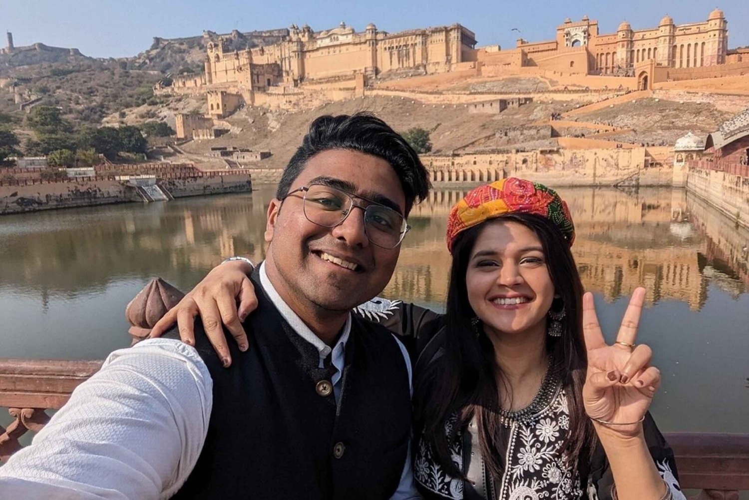 Amber fort Skip-the-line E-billetter og guide Jaipur-overføringer