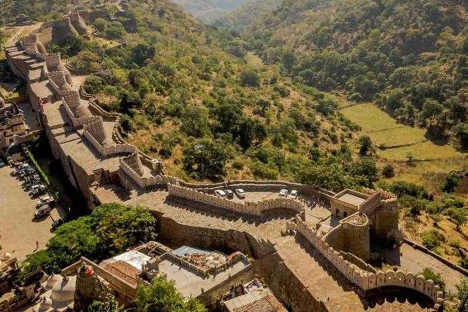 Excursion d'une journée au fort de Kumbhalgarh et safari animalier depuis Udaipur