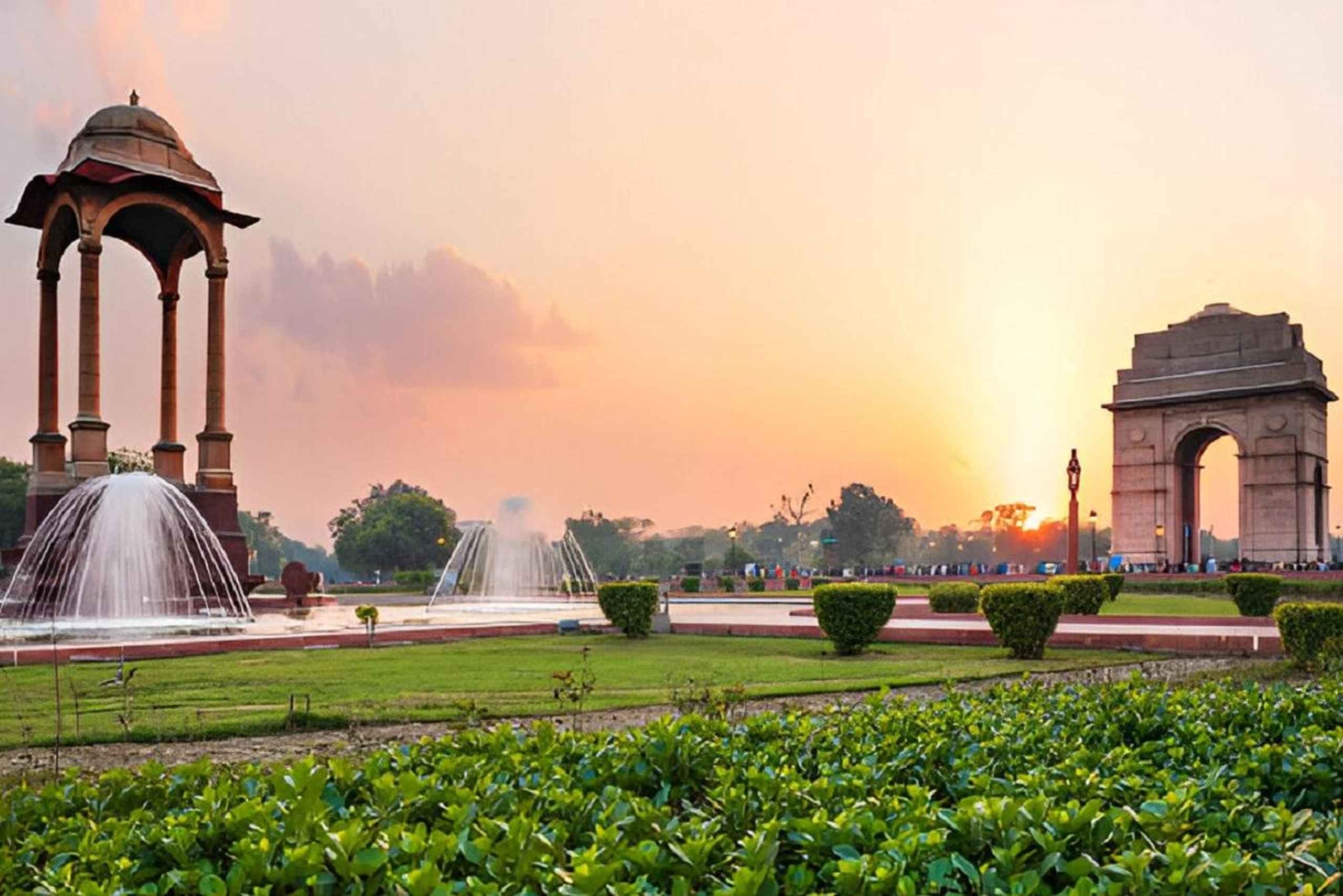 Delhi: India Gate, Humayun-Grabmal und Qutub Minar mit Führung
