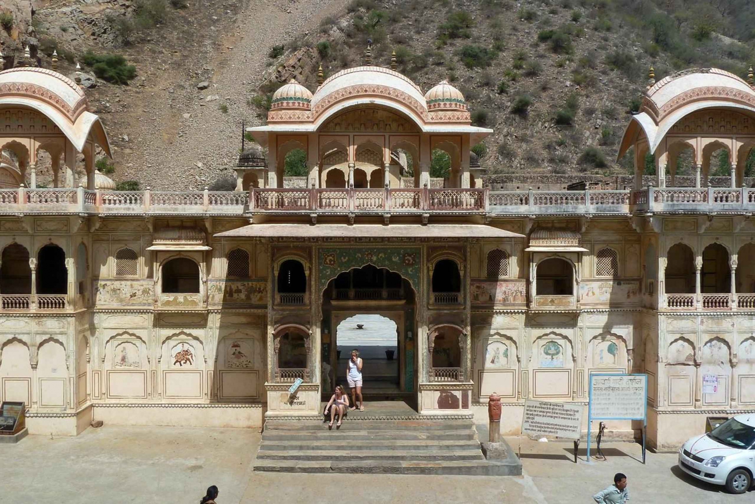 Jaipur: Morgon-/kvällstur med ap-templet vid solnedgången