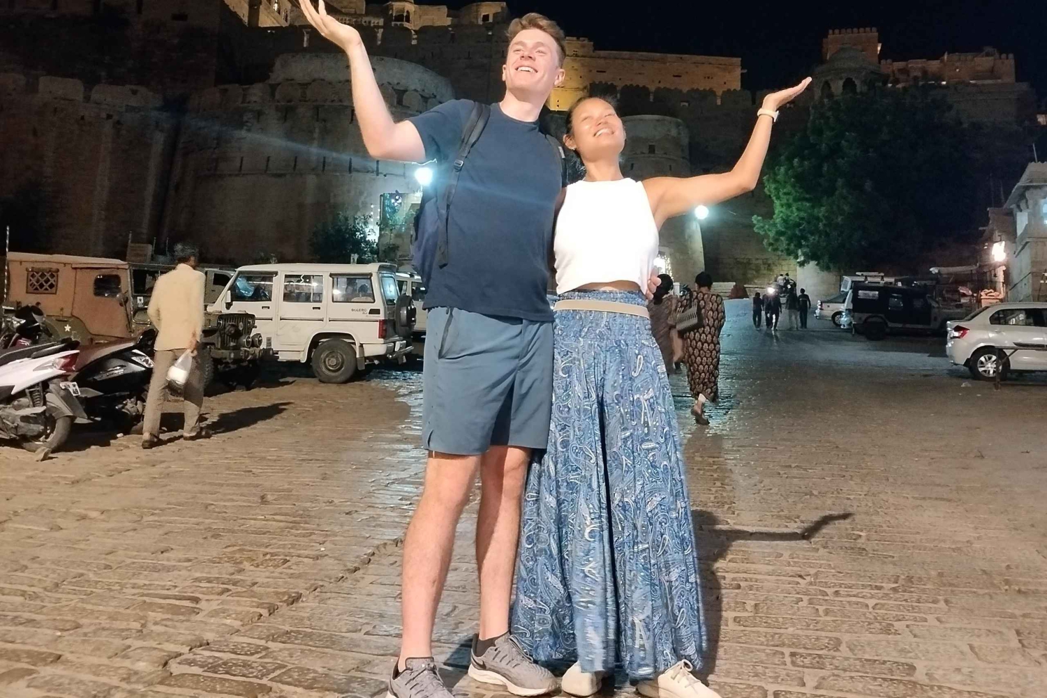 Udforsk Jaisalmer om natten (2 timers guidet vandretur)