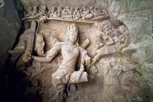 från Jaipur: privat Mumbai-tur med Elephanta-grottan