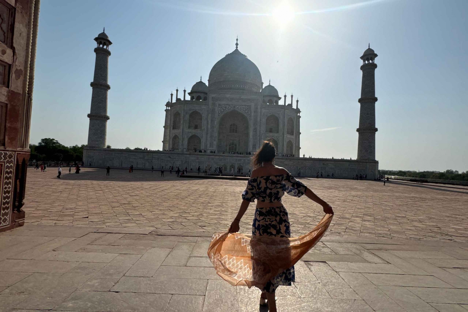 Fra New Delhi: Soloppgangstur til Taj Mahal med avgang til Jaipur.
