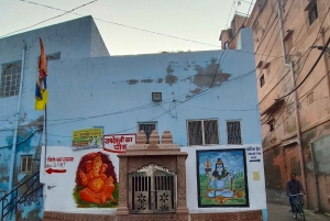 Tour a piedi della città blu del patrimonio a Jodhpur.