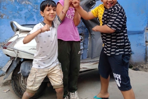 Tour a piedi della città blu del patrimonio a Jodhpur.