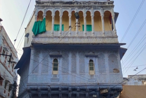 Tour a piedi della città blu del patrimonio a Jodhpur.