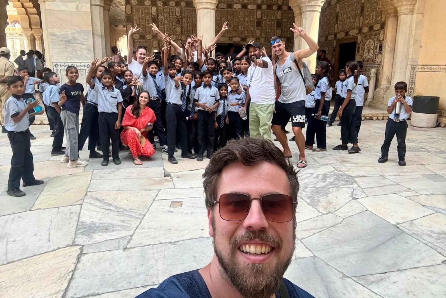 ジャイプル：現地ガイドと行くアメール城ガイド付きツアー