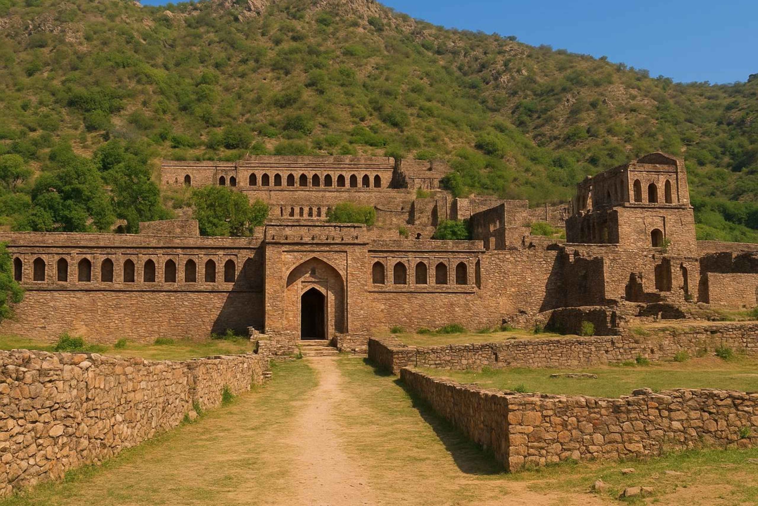 Jaipur: Bhangarh Fort, Chand Baori en shopping dagtour