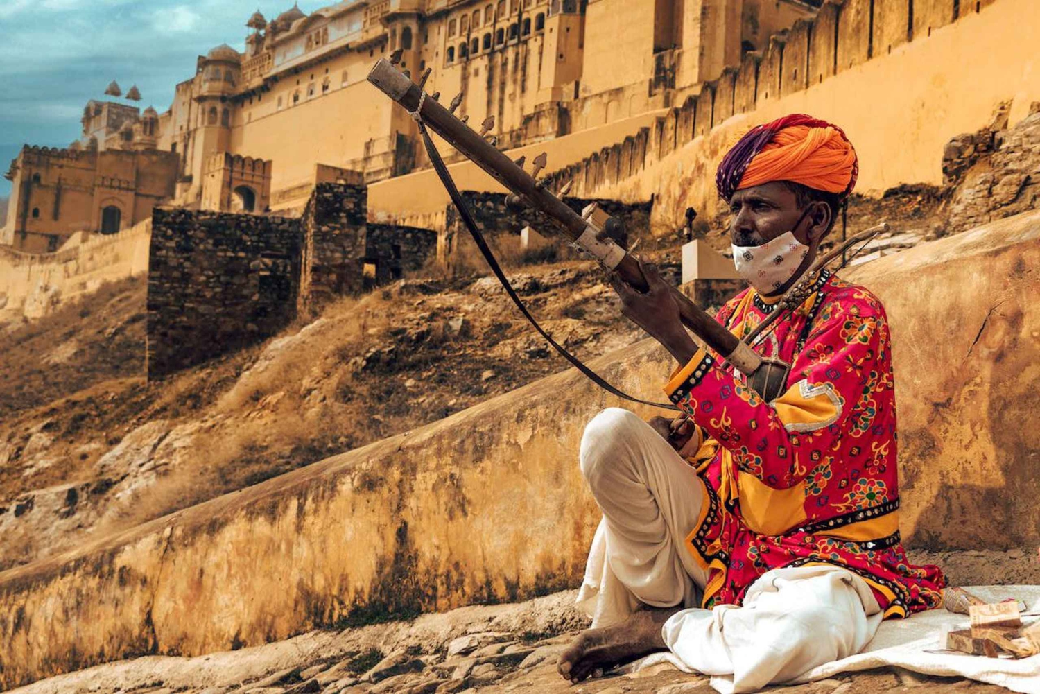 Экскурсия по Джайпуру. Катание на слонах с гидом