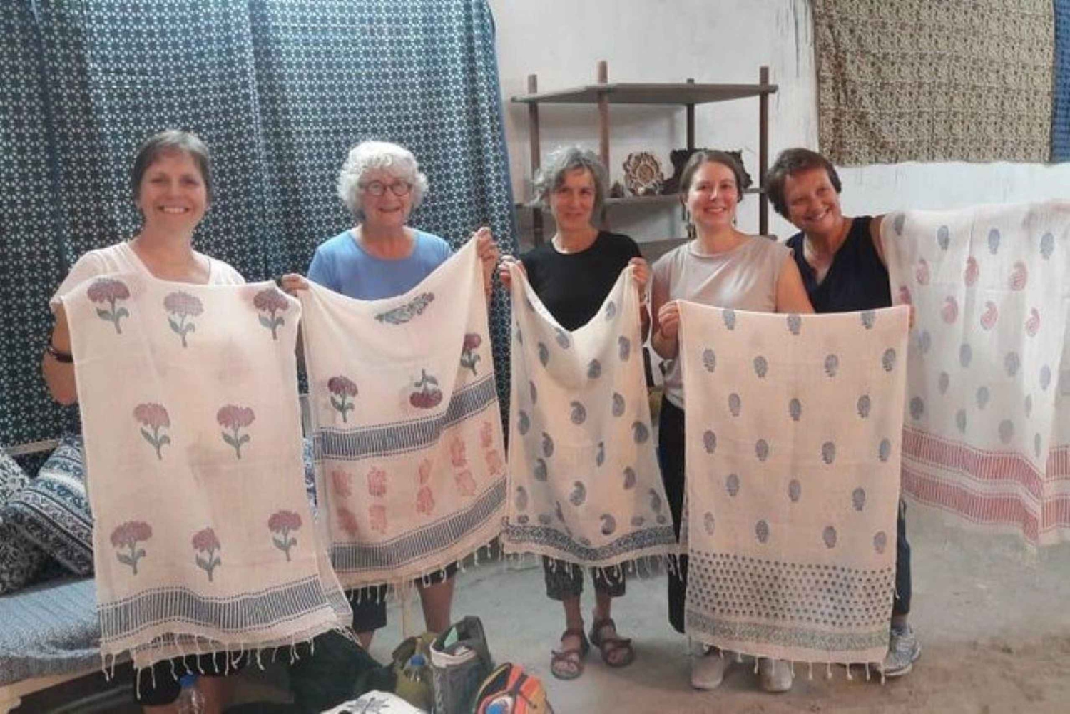 Jaipur: rundvisning i tekstilgraveringsværksted med guide