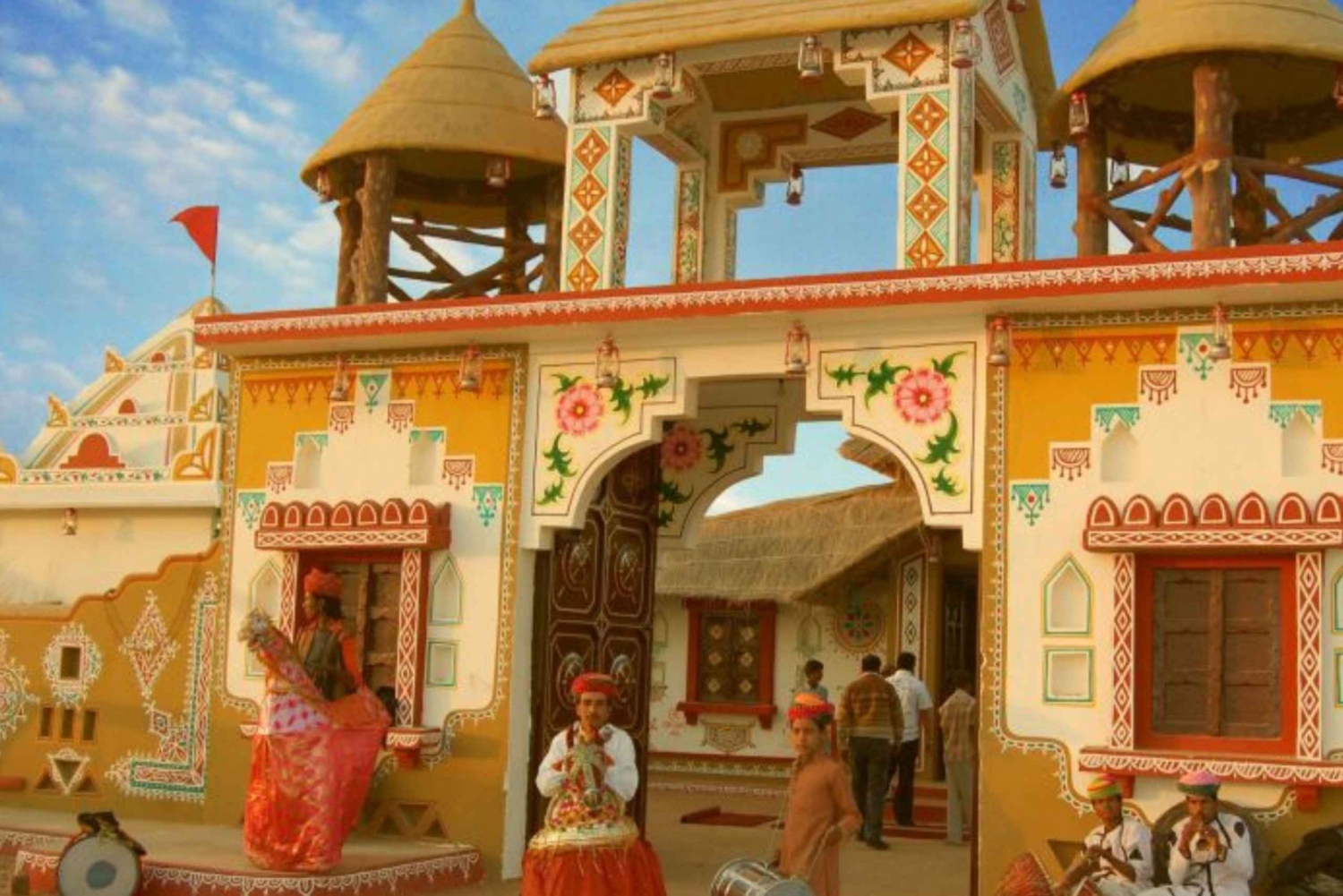 Jaipur: Culturele avondtour & diner in Chokhi Dhani