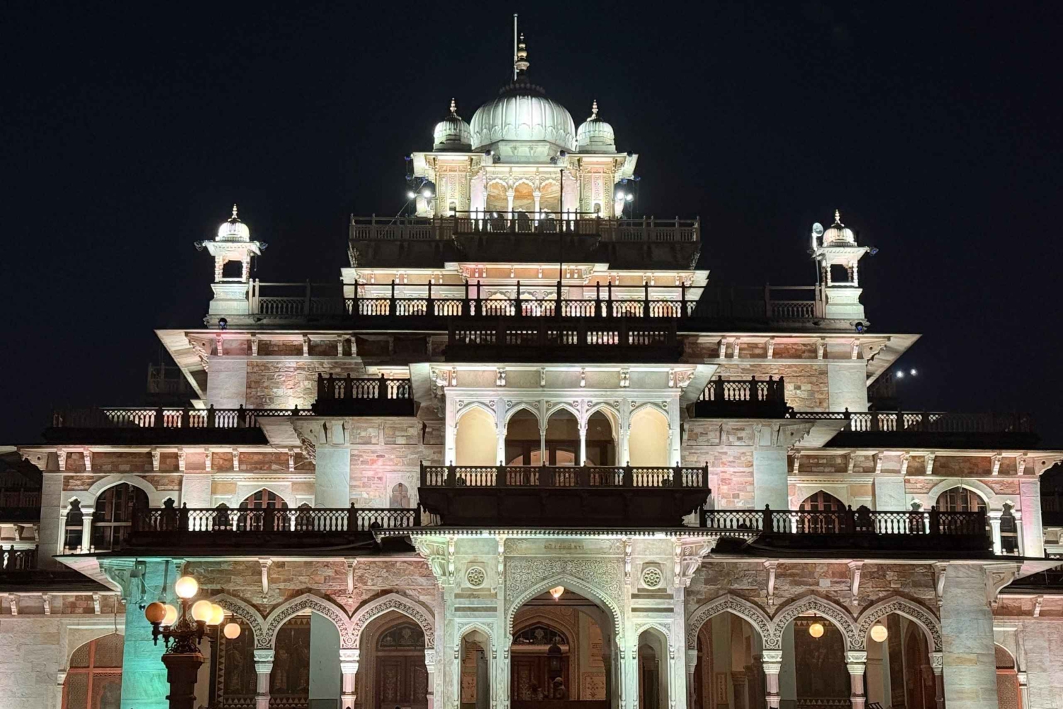 Jaipur: Avondtour door Amer & roze stad met een jeep in de open lucht