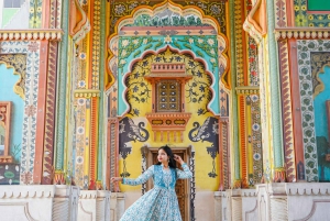 Jaipur: biglietto d'ingresso per il Patrika Gate e visita al Jawahar Circle