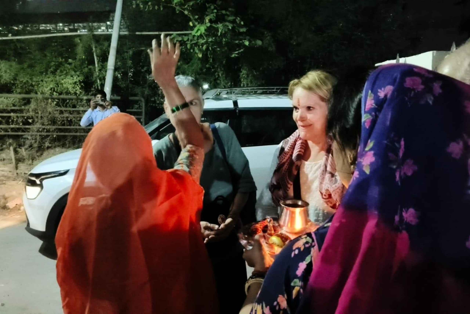 ジャイプール家族でラジャスタン料理教室＆星空観察