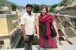 Jaipur: tour del Forte di Amer, Panna Meena con tramonto a Nahargarh