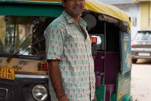 Jaipur: Sightseeingtour met een tuktuk, Galta ji-tempels en eten