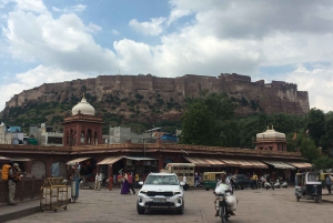 Tour a piedi di Jodhpur, la città blu, con servizio navetta