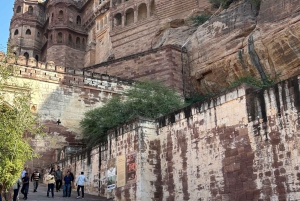 Tour a piedi di Jodhpur, la città blu, con servizio navetta
