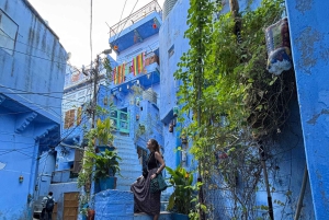 Tour a piedi di Jodhpur, la città blu, con servizio navetta