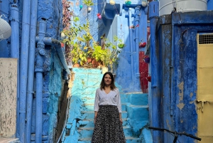 Tour a piedi di Jodhpur, la città blu, con servizio navetta