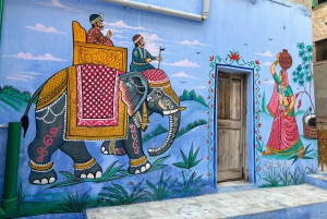 Tour a piedi di Jodhpur, la città blu, con servizio navetta