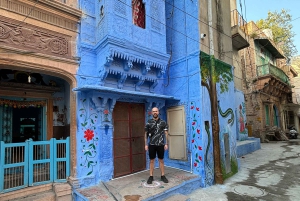 Tour a piedi di Jodhpur, la città blu, con servizio navetta