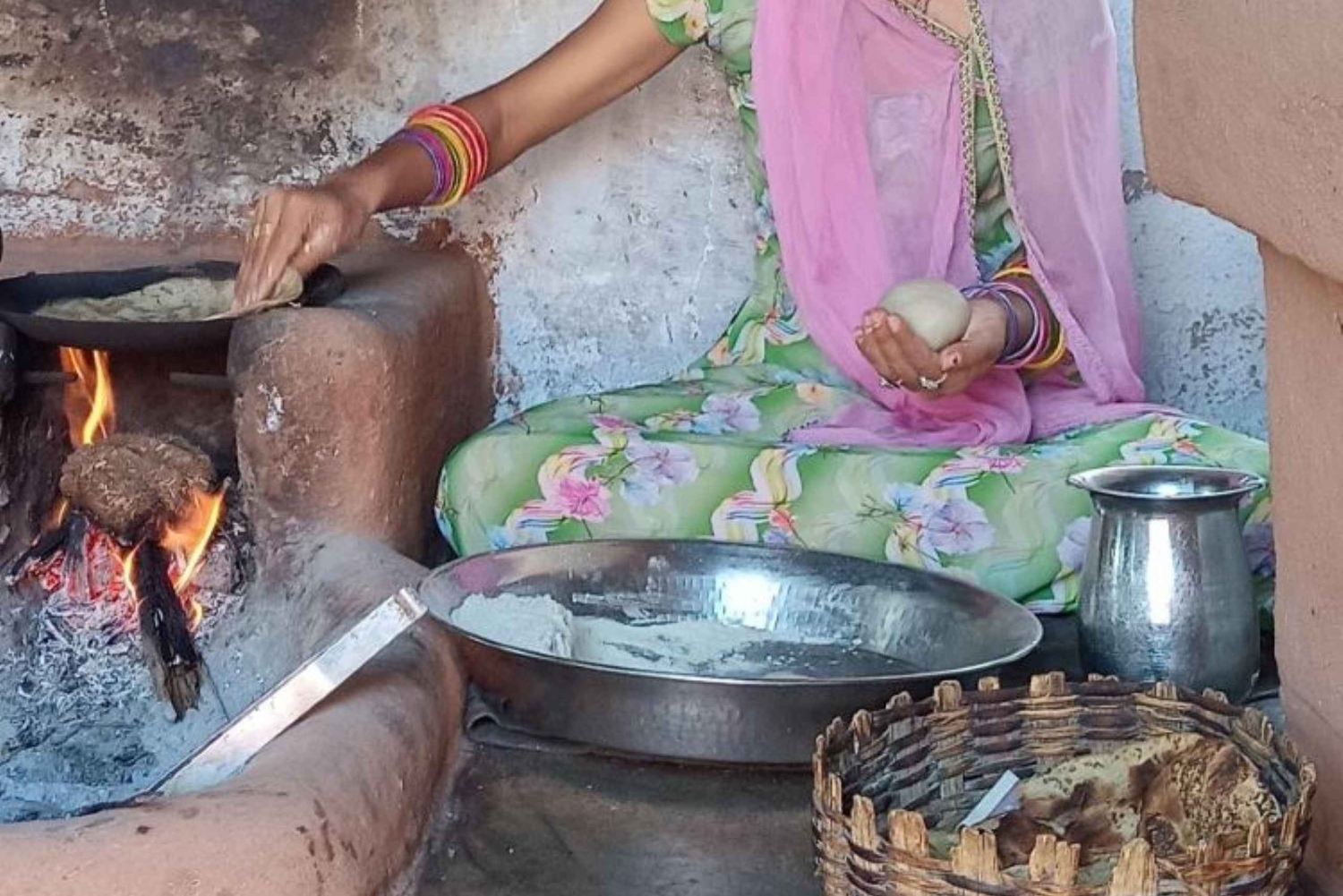 Jodhpur: Ruoanlaittokurssi perinteisessä rajasthanilaisessa kodissa