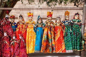 Rondleiding door artistiek werk in Jaipur met een plaatselijke bewoner Ontmoeting met plaatselijke bewoner