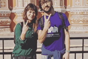 Rondleiding door artistiek werk in Jaipur met een plaatselijke bewoner Ontmoeting met plaatselijke bewoner