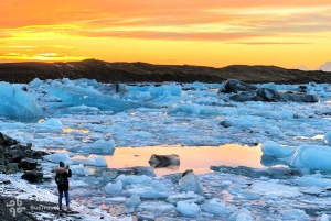 Excursão de 2 dias pelo sul da Islândia, Lagoa Glacial e Gruta de Gelo Azul