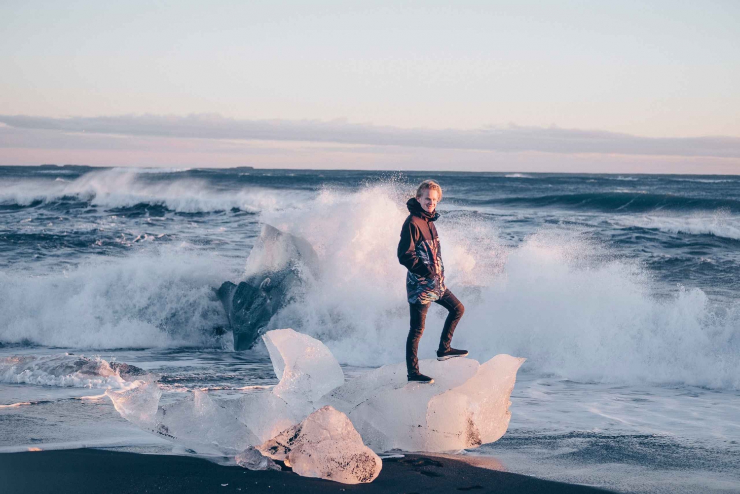 Jokulsarlon gletsjerlagune og Diamantstrand-tur