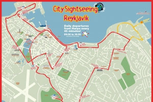 Reykjavik: Hop-on hop-off-bustur
