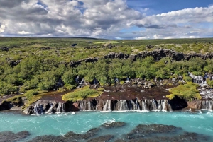 Reykjavik: Lava Cave, Hot Springs, and Waterfalls Tour